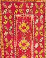 ANATOL,TüRKEI CA.171 X 95 CM. EHZ.3 WOLLE-WOLLE UM 1930.