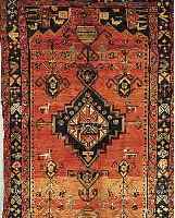 KHORAMABAD,PERSIENCA.243 X 143 CM. EHZ.3 FLOR WOLLE CA.50 JAHRE.
