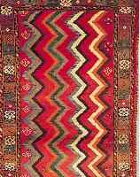 GABBEH,PERSIEN CA.166 X 87 CM. EHZ.3 FLOR WOLLE CA.40 JAHRE.