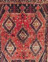 SIRJAN,PERSIEN CA.211 X 160 CM. EHZ.2-3 FLOR WOLLE CA. 30 JAHRE.