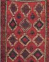 BELUTSCH,PERSIEN CA.199 X 113 CM. EHZ.4 WOLLE-WOLLE CA.50 JAHRE.