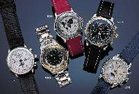 EBEL HERRENARMBANDUHR VOYAGER, REF.-NR. 9124913, SCHWEIZ UM 1992, EDELST., BODEN 8- FACH VERSCHR., LüNETTE M. WELTSTäDTEAUFDR., BEIDS. ...