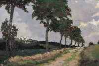 BLUM, KARL, GEB. 1888 FREIBURG, LANDSCHAFT IM BREISGAU, ÖL/LWD, RE. U. SIGN. UND DAT. 17, CA. 51 X 65 CM
