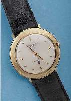LUCIEN PICCARD HERRENARMBANDUHR SEASHARK/ AUTOMATIK, SCHWEIZ/USA UM 1962, GG 585/000, EINSCHALENAUSF., GET. A-WELLE, BEI FERTIGST. ...