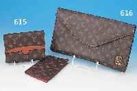 GELDBEUTEL UND BRIEFTASCHE, LOUIS VUITTON, 13 X 16.5 CM UND 17.5 X 11.5 CM