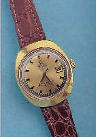 OMEGA DAMENARMBANDUHR COSMIC SEAMASTER AUTO- MATIK, REF.-NR. 566018, SCHWEIZ UM 1970, EINSCHALENMETALLGEH. HARTVERG., GET. A-WELLE, ...