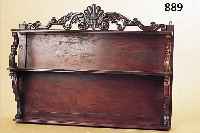 REGAL, DEUTSCH, UM 1900, MAHAGONI MASSIV, 80 X 115 X 26 CM, LEICHT GEBRAUCHSSCHäDEN
