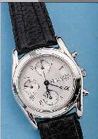 FIAT ARMBANDCHRONOGRAPH, REF.-NR. 75145, SCHWEIZ UM 1995, EDELST. POL., BEIDS. MINERAL-VERGL., BODEN 6-FACH VERSCHR., MODELLSERIE 0900, BLATT ...