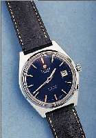 TISSOT HERRENARMBANDUHR ACTUALIS, REF.-NR. 82030-3, SCHWEIZ UM 1970, METALL HARTVERCHR., EDELST.-BODEN GESCHR., HANDAUFZUG, SELTENES KAL. 506, ...