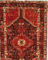TUYSERKAN,PERSIEN CA.224 X 137 CM. EHZ.2 FLOR WOLLE CA.20 JAHRE.