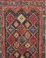 YALAMEH,PERSIEN CA.240 X 158 CM. EHZ.1-2 FLOR WOLLE CA.10 JAHRE.