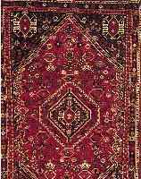 GHASCHGAI,PERSIEN CA.224 X 148 CM. EHZ.1-2 FLOR WOLLE-WOLLE CA.20 JAHRE.
