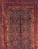 >BELUTSCH,AFGAHNISTAN CA.290 X 209 CM. EHZ.3 WOLLE-WOLLE CA.50 JAHRE.