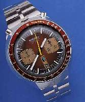 KONVOLUT: 2 SEIKO HERRENARMBANDUHREN, JAPAN UM 1972, BEIDE EDELST., BöDEN GESCHR., BEI FERTIGST. WASSERGESCH., 1X CHRONOGRAPH M. TAG U. ...