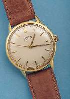 JUNGHANS HERRENARMBANDUHR MEISTER, DEUTSCH- LAND UM 1961, METALLGEH. NACHVERG., STAHL- BODEN GESCHR., 17 ST., KAL. 84/S3, ...