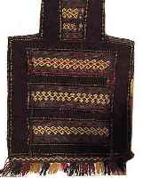 BELUTSCH-SALZTASCHE,AFGAHNISTAN CA.62 X 42 CM. EHZ.2-3 WOLLE-WOLLE UM 1945.