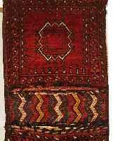 DOPPELTASCHE,AFGAHNISTAN CA.117 X 55 CM. EHZ.3 WOLLE-WOLLE UM 1940.