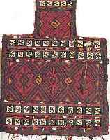 BELUTSCH-SALZTASCHE,PERSIEN CA.52 X 38 CM. EHZ.2 WOLLE-WOLLE CA. 50 JAHRE.
