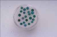 LOT RUNDE PARAIBA-TURMALINE, ZUS. CA. 2.28 CT