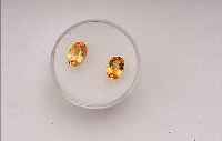 2 OVALFACETT. IMPERIAL-TOPASE ZUS. CA. 2.34 CT