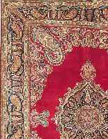 MESCHED SIGN.,PERSIEN CA.364 X 273 CM. EHZ.3 FLOR WOLLE CA.40 JAHRE.