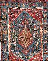 HAMADAN,PERSIEN CA.136 X 185 CM. EHZ.3 FLOR WOLLE CA.40 JAHRE.