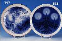 JAHRESTELLER, MEISSEN, 1981, PORZELLAN, BLAUE MALEREI UNTER DER GLASUR, GOLDSTAFFAGE, VERSOI BEZ.: UND DAS WAR DIE ERSTE VON 1001 NACHT, D. ...