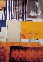 RAUSCHENBERG, ROBERT, PLAKAT ZUR AUSSTELLUNGPALAIS DES BEAUX ARTS BRüSSEL 1981, FARB- OFFSET, HANDSIGNIERT, CA. 99,5 X 62,5 CM