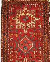 GARADJE,PERSIEN CA.257 X 66 CM. EHZ.3-4 FLOR WOLLE CA. 40 JAHRE.