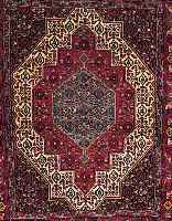 SENNEH,PERSIEN CA.153 X 115 CM. EHZ.2-3 FLOR WOLLE CA. 30 JAHRE.