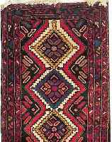 ZAGHE,PERSIEN CA.300 X 79 CM. EHZ.2 FLOR WOLLE CA. 10 JAHRE.