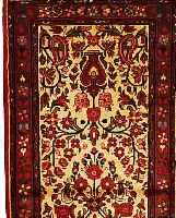BORCHELU,PERSIEN CA.402 X 81 CM. EHZ.2-3 FLOR WOLLE CA.20 JAHRE.