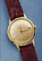 ETERNA MATIC HERRENARMBANDUHR, REF.-NR. 4181486, SCHWEIZ UM 1960, GG 585/000, BODEN GESCHR., ZENTRALROTOR KUGELGEL., KAL. 1424, GLYC.-UNR., ...