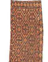ESARI-TORBA,AFGAHNISTAN CA.106 X 35 CM. EHZ.5 WOLLE-WOLLE UM 1870.