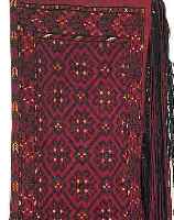 ERSARI-TORBA,FLACHGEWEBE,AFGAHNISTAN CA.134 X 44 CM. EHZ.3 WOLLE-WOLLE UM 1950.