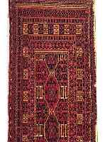 PENDEH TEKE,RUSSLAND CA.131 X 34 CM. EHZ.3 WOLLE-WOLLE UM 1870.