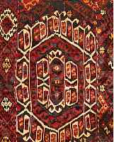 MALADJA-KURDENTASCHE CA.69 X 54 CM. EHZ.3 WOLLE-WOLLE UM 1930.
