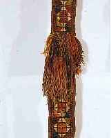 TIERSCHMUCKBAND,AFGAHNISTAN CA.158 X 20 CM. EHZ.4 WOLLE-WOLLE UM 1920.