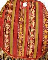 USBEKISTAN SATTELDECKE CA.60 X 54 CM. EHZ.3-4 WOLLE-WOLLE UM 1950.