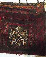 BELUTSCH-TASCHE,PERSIEN CA.49 X 46 CM. EHZ.3 WOLLE-WOLLE UM 1940.