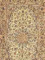 ESFAHAN,PERSIEN CA.193 X 109 CM. EHZ.1 KORKWOLLE M.SEIDE AUF SEIDE CA.900.000 KN/QM CA.40 JAHRE.