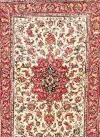 GHOM,PERSIEN CA.155 X 106 CM. EHZ.1 REINE-NATURSEIDE CA.1 MIO KN/QM 20 JAHRE.