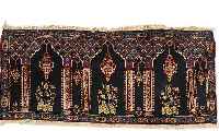 ESFAHAN,PERSIEN CA.58 X 131 CM. EHZ.1-2 FLOR WOLLE UM 1920. CA.700.000KN/QM.