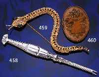 GROßE SCHLANGENBROSCHE, MODESCHMUCK, BIJOUX DEBOHEME, GABLONZ, CA. 50ER JAHRE, REICH BESETZ M. GEFAßTEM STRAß IN GRüN UND WEIß, H CA. 16 ...
