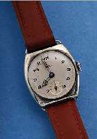 MIDO DAMENARMBANUHR, SCHWEIZ / DEUTSCHL. UM 1932, 925ER SILBER, BLATT REST., BRüCKENANKER-WERK, 15 ST., HANDAUFZ., KOMP.-UNR., FLACH- SPIR., ...