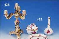 SCHALE, VASE UND DECKELDOSE, HEREND, 2. HäLFTE 20. JH., , PORZELLAN, L. 20/14 CM, VASENHöHE 20 CM