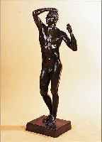 RODIN, AUGUSTE,, 1840 PARIS-1917 MEUDON, BEDEUTENDER FRANZ. BILDHAUER UND MALER, HAUPT-VERTRETER DES IMPRESSIONISMUS IN DER SKULPTUR,HIER EIN ...