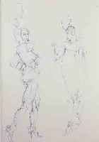 FINI, LEONOR, 1908-1996, RADIERUNG, HANDSIGNIERT, NUM. 32/200, CA. 44,5 X 34,5 CM, U.GL., R.