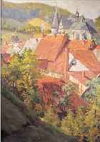 LANGKAU, ERHARD, *1877 SAMOTSCHIN I. POSEN, SCHüLER DER BERLINER AKADEMIE, WIRKTE IN BER- LIN, STOLLWERK IN DER LüNEBURGER HEIDE, ÖL/ LWD., L. ...