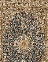 NAIN,PERSIEN CA.360 X 252 CM. EHZ.2-3 FLOR WOLLE M.SEIDE CA.10 JAHRE.